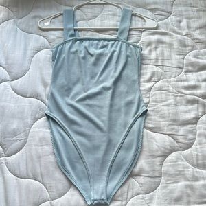 Light blue bodysuit tank top - Boohoo - Size 6